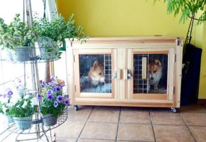 防音犬小屋・・木製で出来る防音に挑戦しました。